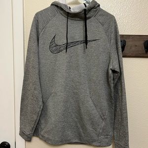 Men’s gray Nike Dri-fit pullover hoodie M